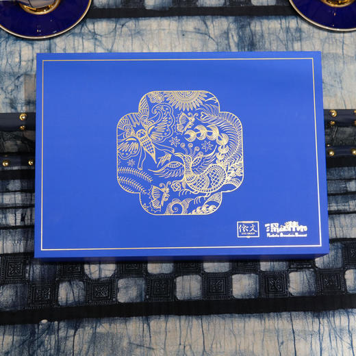 深山集市原创纹样民族风围巾披肩礼盒装 商品图5