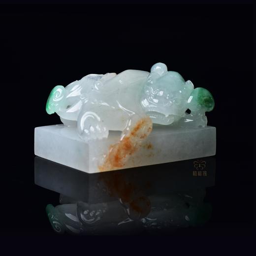 【招财】翡翠貔貅印章-BW2406069 商品图3
