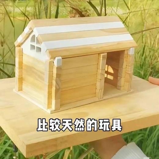 【让孩子成为建筑大师】宝藏榫卯积木 提升娃的空间认知力、想象力、创作力 搭出博大智慧 榫卯积木小屋 商品图2