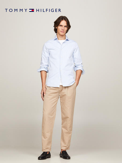 TOMMY 长袖衬衫男  MW34635-C14 浅蓝色. 商品图3