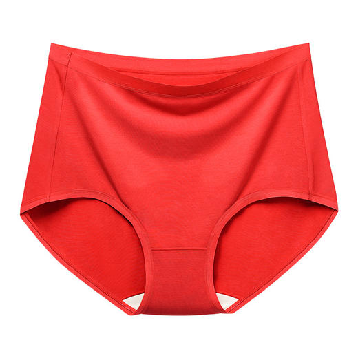 雀说 【3条】含蚕丝底裆莫代尔高腰内裤女士QS9138 （可穿80-175斤） 商品图7