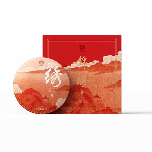 大益茶叶普洱茶礼 锦绣岁礼 熟茶礼盒357g*1盒 商品图8