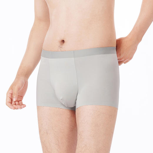 都市丽人都市锋尚内裤铂金舒适平角裤100S长绒棉男士内裤FKT4B2 商品图2