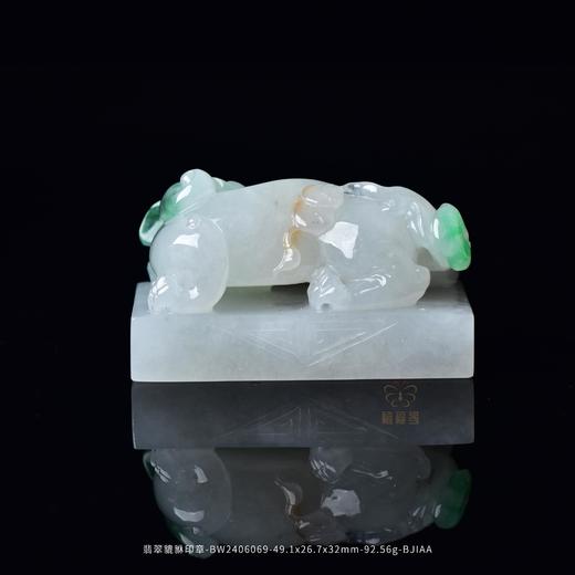 【招财】翡翠貔貅印章-BW2406069 商品图0