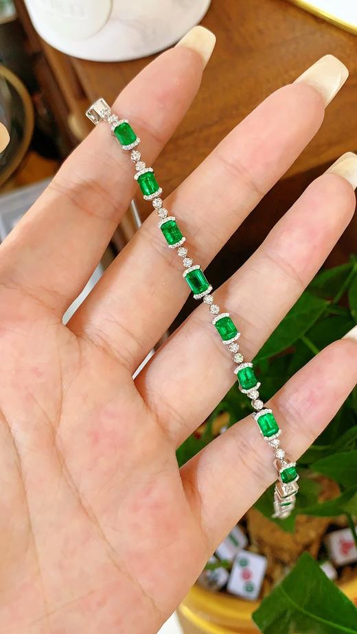 4.23ct 祖母绿锁骨链 商品图3