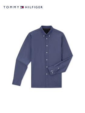 TOMMY 长袖衬衫男  MW33326-DXF 蓝灰色.