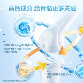 飞鹤1962金装高钙高蛋白奶粉礼盒800g*2中老年奶粉成人 商品图1