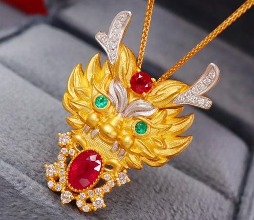 1ct 红宝石吊坠 商品图0