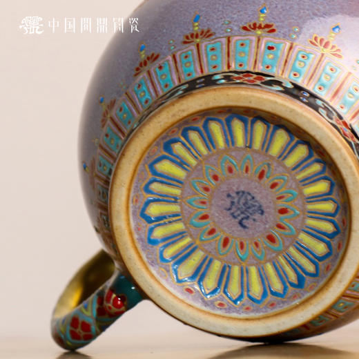 问鼎钧瓷清留壶(锦上繁华) 商品图3