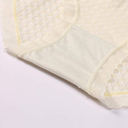 都市丽人内裤舒肤棉平角裤N/C提花格女士内裤LKT2B1 商品图8
