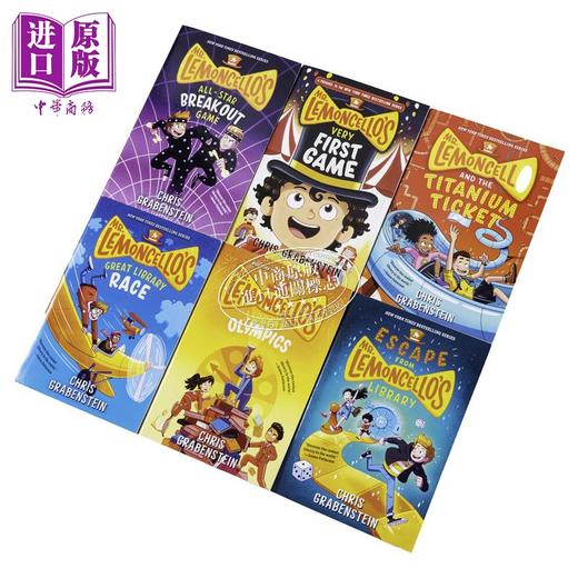 【中商原版】神奇图书馆系列1-6册 Mr Lemoncellos Greatest Box Set on Earth Books 1-6 英文原版 Chris Grabenstein 商品图2