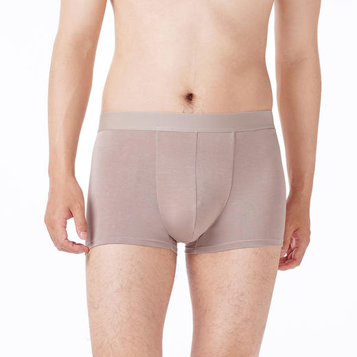 都市丽人都市锋尚内裤简约基础平角裤40S人棉男士内裤FKTBB1 商品图1