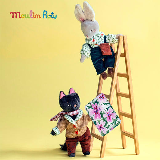 Moulin Roty 米努奇卡斯系列 Pablo布洛象 法式玩偶 -681026 商品图2