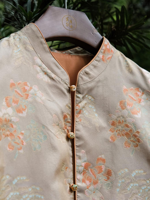 盛唐婧 |真丝异色罗梅花三弄马甲 商品图4