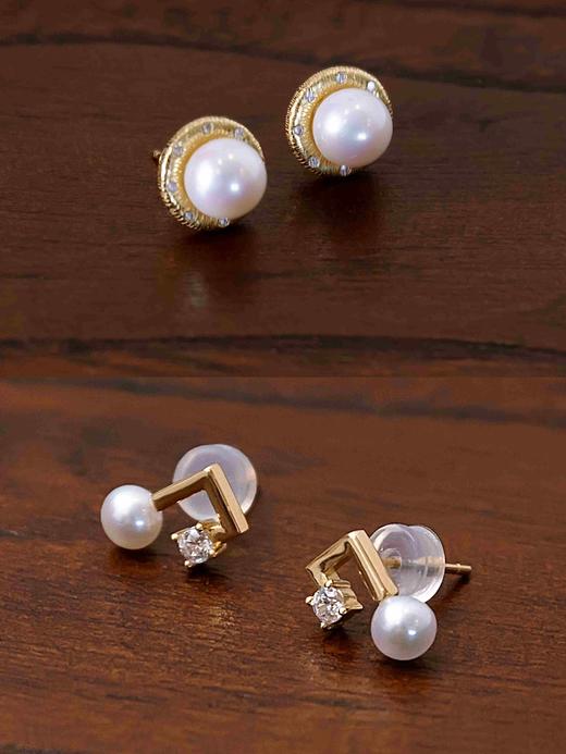 珍珠系列——喵星人系列项链耳环，淡水珠加母贝！ 商品图9