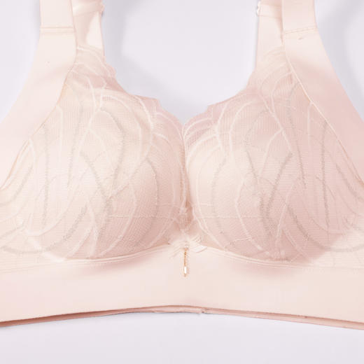 都市丽人调整型内衣舒软挺塑塑身文胸蕾丝BC:薄塑身内衣3/4杯五排扣LJT2H9 商品图4