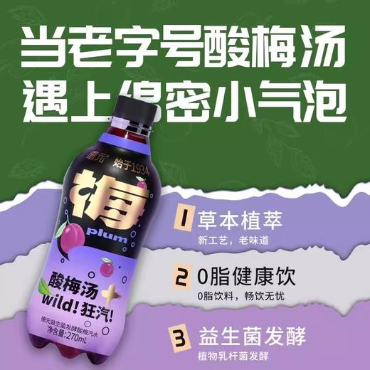 重庆非遗·德元益生菌桂花乌梅酸梅汤汽水饮料 好喝到冒泡 商品图1
