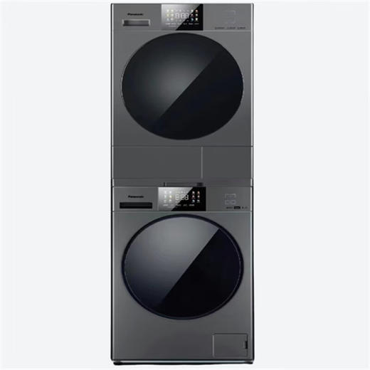 松下(Panasonic)洗烘套装XQG100-E17F+NH-ER19P【专】洗10KG烘10KG 彩屏 除毛烘 智能投放 APP智控 商品图0