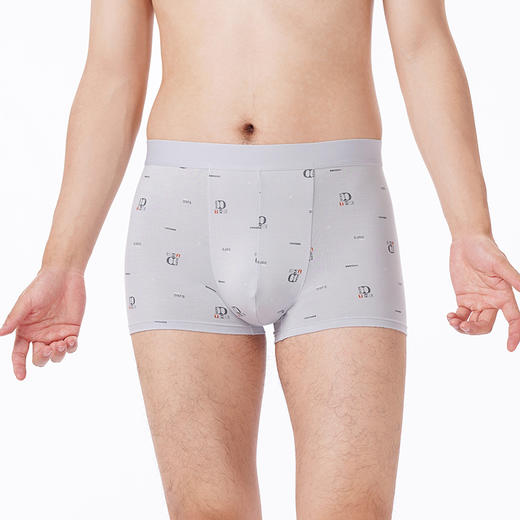 都市丽人都市锋尚内裤日常休闲平角裤50S人棉男士内裤FKTCE9 商品图1
