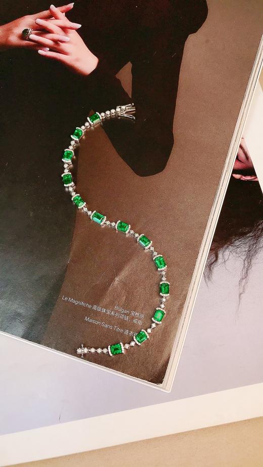 4.23ct 祖母绿锁骨链 商品图5