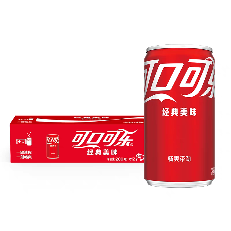 迷你可乐200ml (12罐)