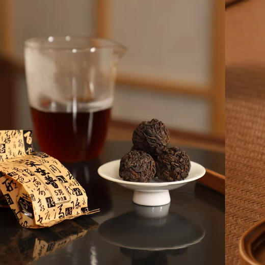 竹小茶丨布朗熟普2018年/勐宋生普2020年 龙珠 普洱熟茶/普洱生茶 60g（5g*12袋） 买2筒配手提袋 商品图1