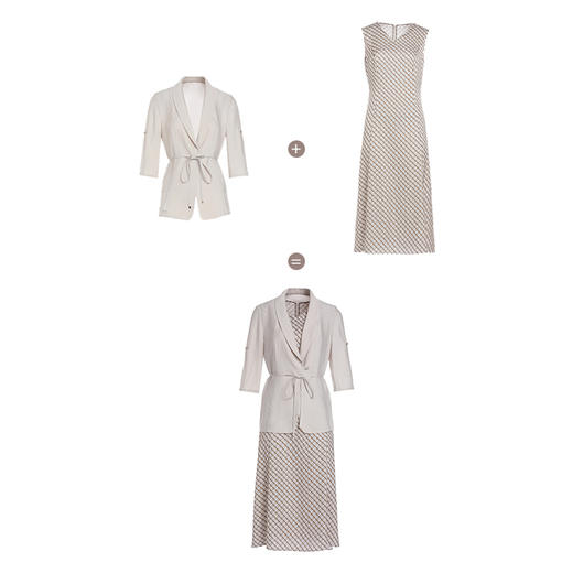 乔万尼真丝连衣裙时尚套装夏新款EM2G808 商品图4