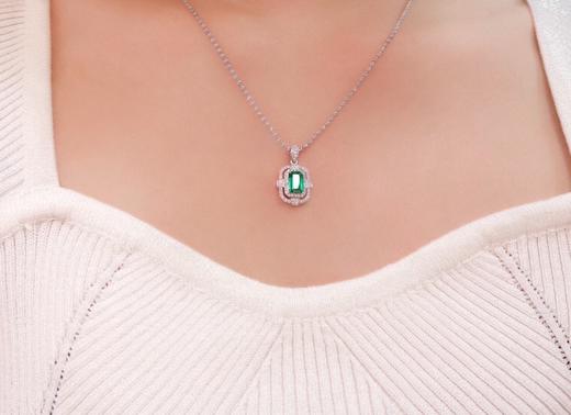 1ct 祖母绿吊坠 商品图4