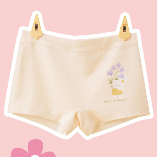 （三条装）女童内裤小童平角裤精梳棉内裤底裤[CSK24312] 商品图2