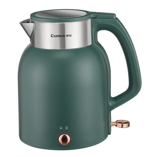 齐心保温电热水壶LC-209云杉绿 2L 商品图1
