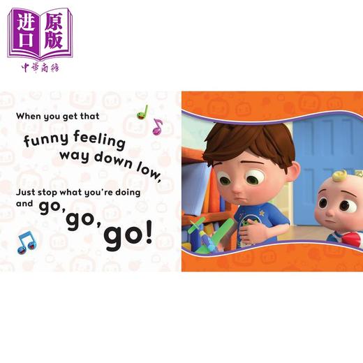 【中商原版】可可西瓜 如厕歌 Cocomelon Sing-Song Potty Song 英文原版 儿童纸板书 卡通动画图画书 亲子绘本 进口低幼童书 商品图1