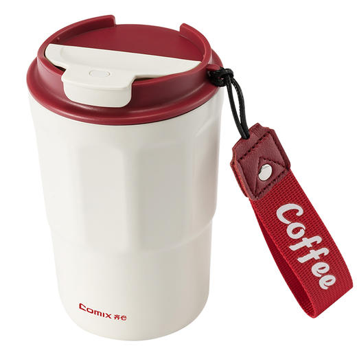 齐心LC-505 咖啡保温杯380ml 商品图0