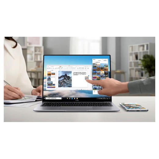 HUAWEI华为笔记本电脑商用擎云G740触控屏2.1K全面屏TPM2.0安全芯片 【标配】i7-1360P 32G 1T固态 2.1K触控屏/指纹识别/100%sRGB 商品图1