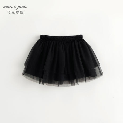 马克珍妮女童新年款网纱短裙半身裙蛋糕裙儿童夏装裙子241080 商品图2