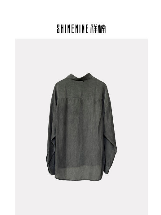 41352143做旧长袖衬衫 商品图1