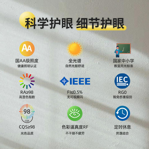 【风风同款 入手都说真香了的大路灯】 MT-DO2 小路灯护眼台灯 MT-H05 全光谱光源 国AA级照度 RGO零蓝光危害 商品图6