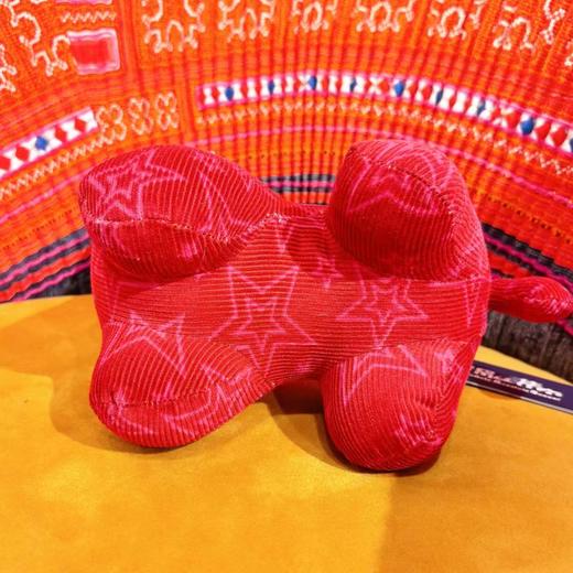 深山集市 羊驼花布手工玩偶 30*20CM 随机花色发货 商品图4