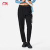 李宁冰感防晒运动裤女装2024夏季舒适纯色百搭直筒长裤子AYKU480 商品缩略图0
