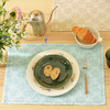 树叶印花餐垫隔热垫桌垫高级感轻奢餐布法式复古 商品缩略图1