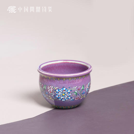 问鼎钧瓷风水缸杯（花开富贵） 商品图1