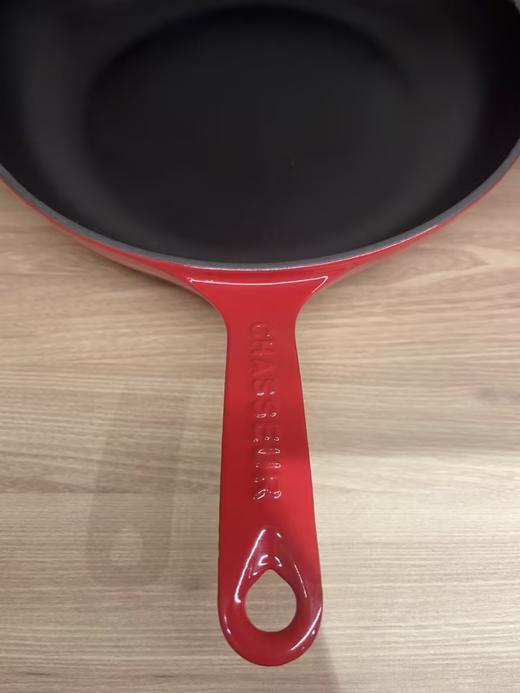 【5折清货】法国猎人进口珐琅铸铁锅平底煎烤锅28cm圆形烤锅电磁炉燃气炉通用 商品图4