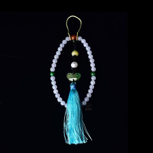 【万事如意】翡翠如意压襟蓝BW2406072 商品图0