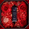 八角永生花口红礼盒玫瑰花盒香水精油花盒红色玫瑰花礼品盒七夕圣诞情人节送女友礼物 商品缩略图4