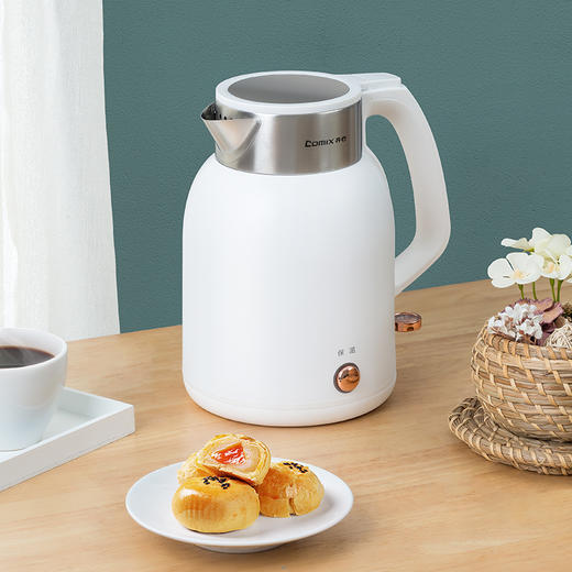 齐心保温电热水壶LC-209云杉绿 2L 商品图3