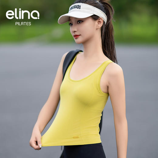 elina一恋无缝轻盈瑜伽运动背心 EML3837 商品图5