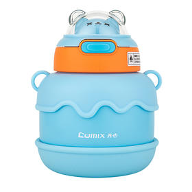 齐心保温杯LC-510 萌宠（蓝色、白色）450ML
