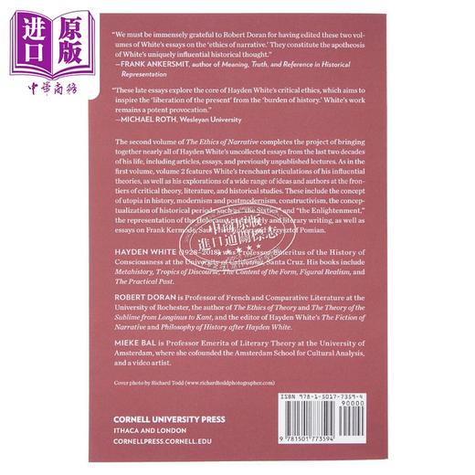 预售 【中商原版】海登怀特 叙事伦理学2 关于历史文学与理论的文集 2007-2017 The Ethics of Narrative 英文原版 Hayden White 商品图10