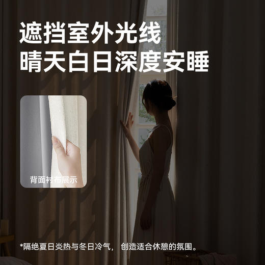 【贝加尔湖】金蝉高精密度提花高遮光隔音窗帘 商品图2
