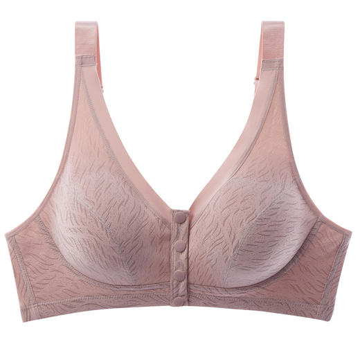 雀说 棉质妈妈内衣背心式前开扣薄款文胸无钢圈8207 商品图6