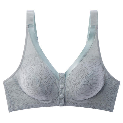 雀说 棉质妈妈内衣背心式前开扣薄款文胸无钢圈8207 商品图5